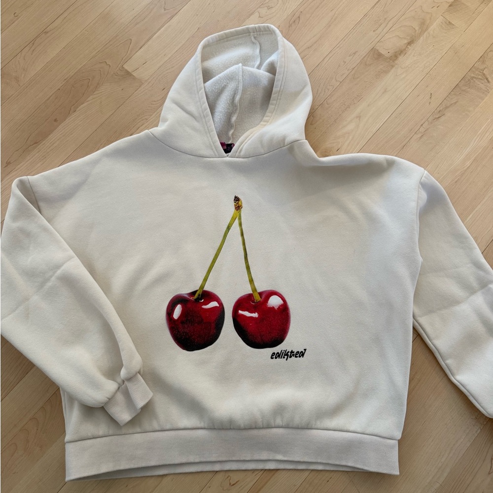 Edikted Cream Cozy Hoodie